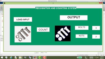 Matlab based Recognition and counting system  for bolts and nuts