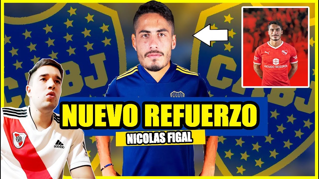 ASI JUEGA NICOLAS FIGAL 🔥 NUEVO JUGADOR DE BOCA JUNIORS - YouTube