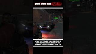 Short Video - Attacking the cops early during the mission "Bad Cop Drop" in GTA EFLC (TLAD) #gta