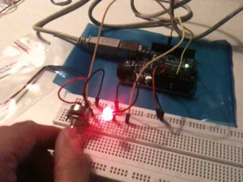 Arduino PWM diode dimmer - YouTube