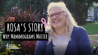 Rosas Breast Cancer Story Why Mammograms Matter