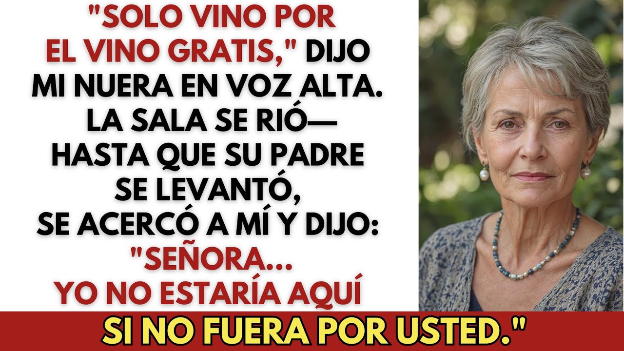 En la boda de mi hijo, su esposa se burló de mí — Entonces su padre se acercó y dijo: “Señora…”