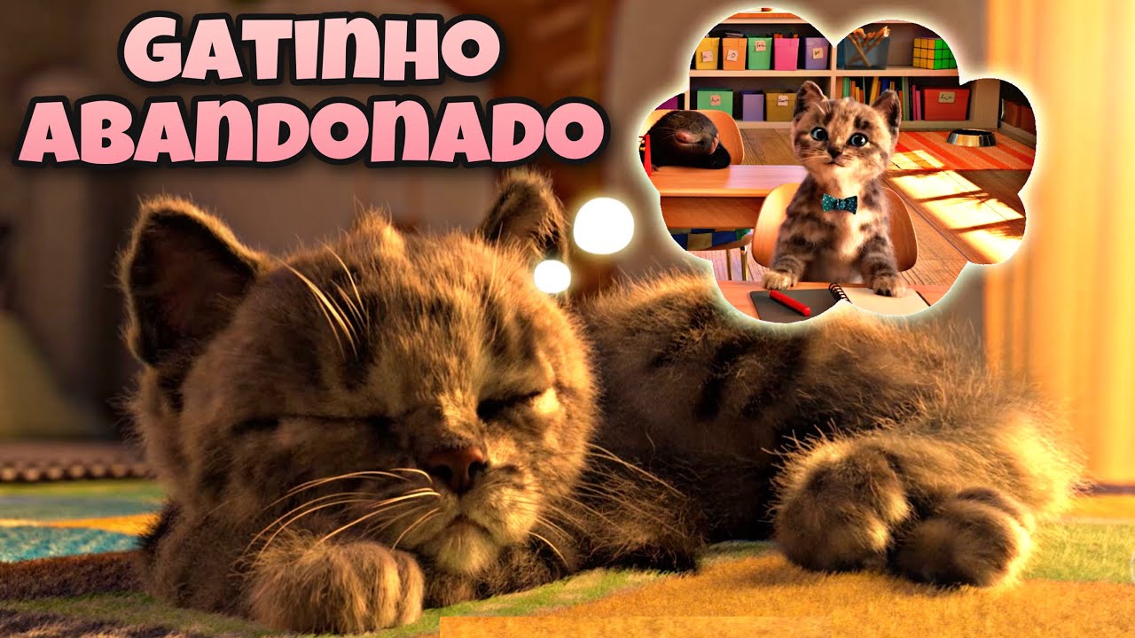 O GATINHO ABANDONADO SONHAVA EM IR PRA ESCOLA PETER TOYS 