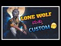 Lone wolf and custom gameplay free fire kannadiga  trust gaming kannadakannada viral ff