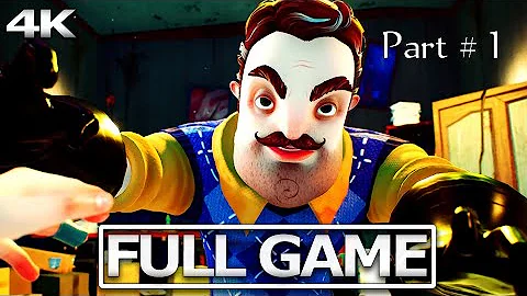 HELLO NEIGHBOR 2 Full Gameplay Walkthrough / No Commentary 【FULL GAME】4K UHD