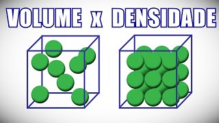 VOLUME x DENSIDADE - Qual a diferença?