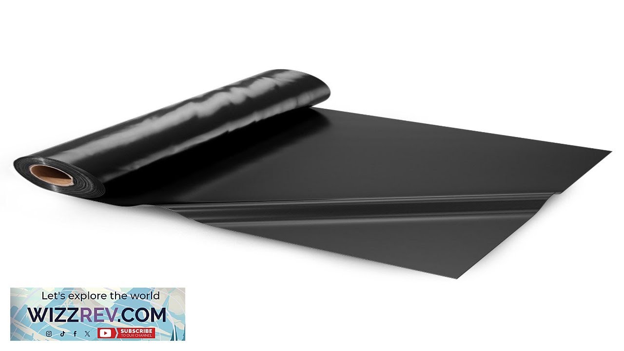 10Mil Plastic Sheeting Roll 20 x 100 FT Heavy Duty Polyethylene Black Review