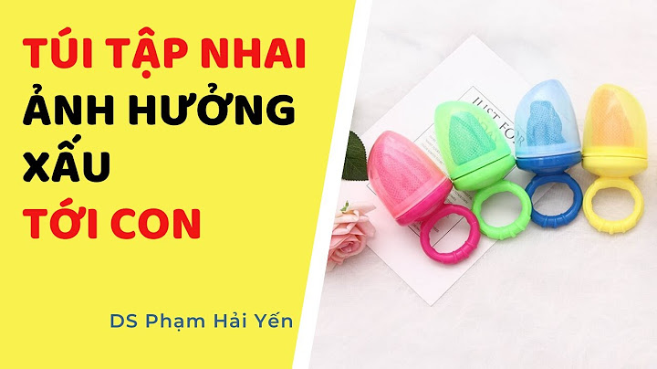 Nên mua túi nhai loại nào cho bé năm 2024