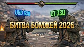 БИТВА БОМЖЕЙ 2026! Казнить нельзя помиловать! (UHD 630 vs GT 730)