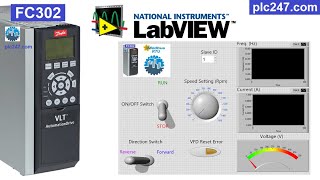 LabView 'Modbus RTU' Danfoss FC302 Tutorial