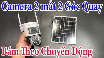 ĐÃ CÓ Camera Yoosee 2 Mắt Chạy Pin Năng Lượng Mặt Trời - Xoay 360 Độ - Tặng Kèm Sim 4G