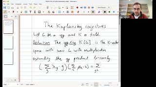 The Kaplansky conjectures --  Giles Gardam (University of Bonn) PHK 23.04.2025