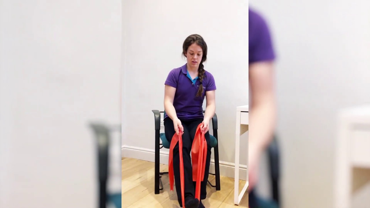 KH Chiropractic Aldgate ankle strengthening with resistance band YouTube