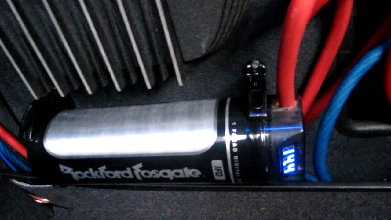 Vectra B 2,0 i Rockford Fosgate Power Cap RFC1D