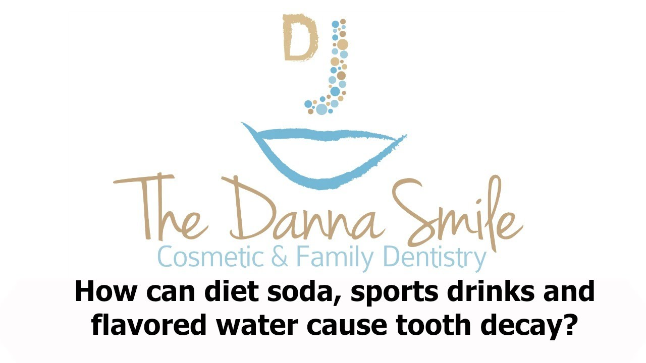 How can diet soda, sports drinks and flavored water cause tooth decay? YouTube