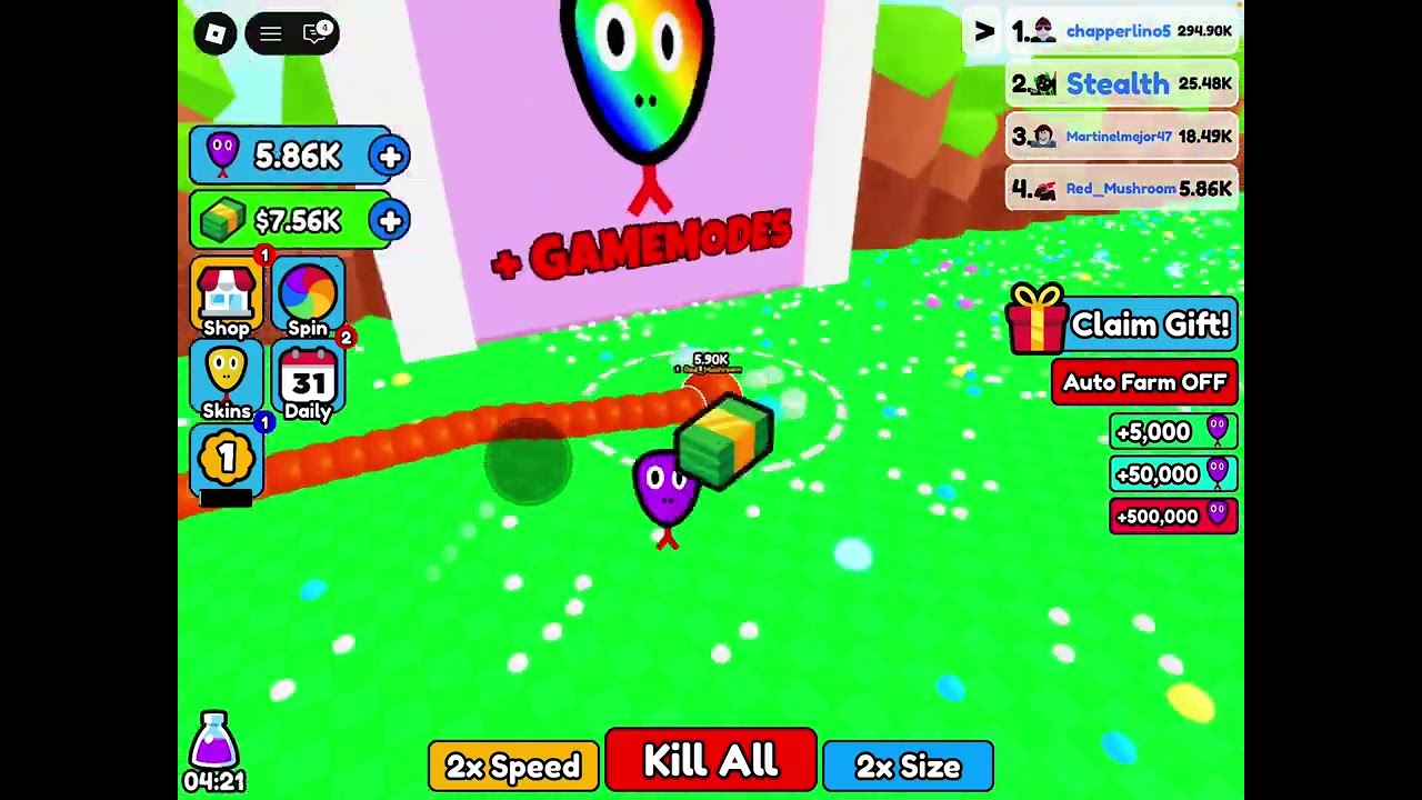 Playing Snake simulator with my cousin stealth