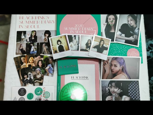 Blackpink Summer Diary in Seoul 2020 (Unboxing) - YouTube