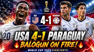 HIGHLIGHTS|| USA VS PARAGUAY