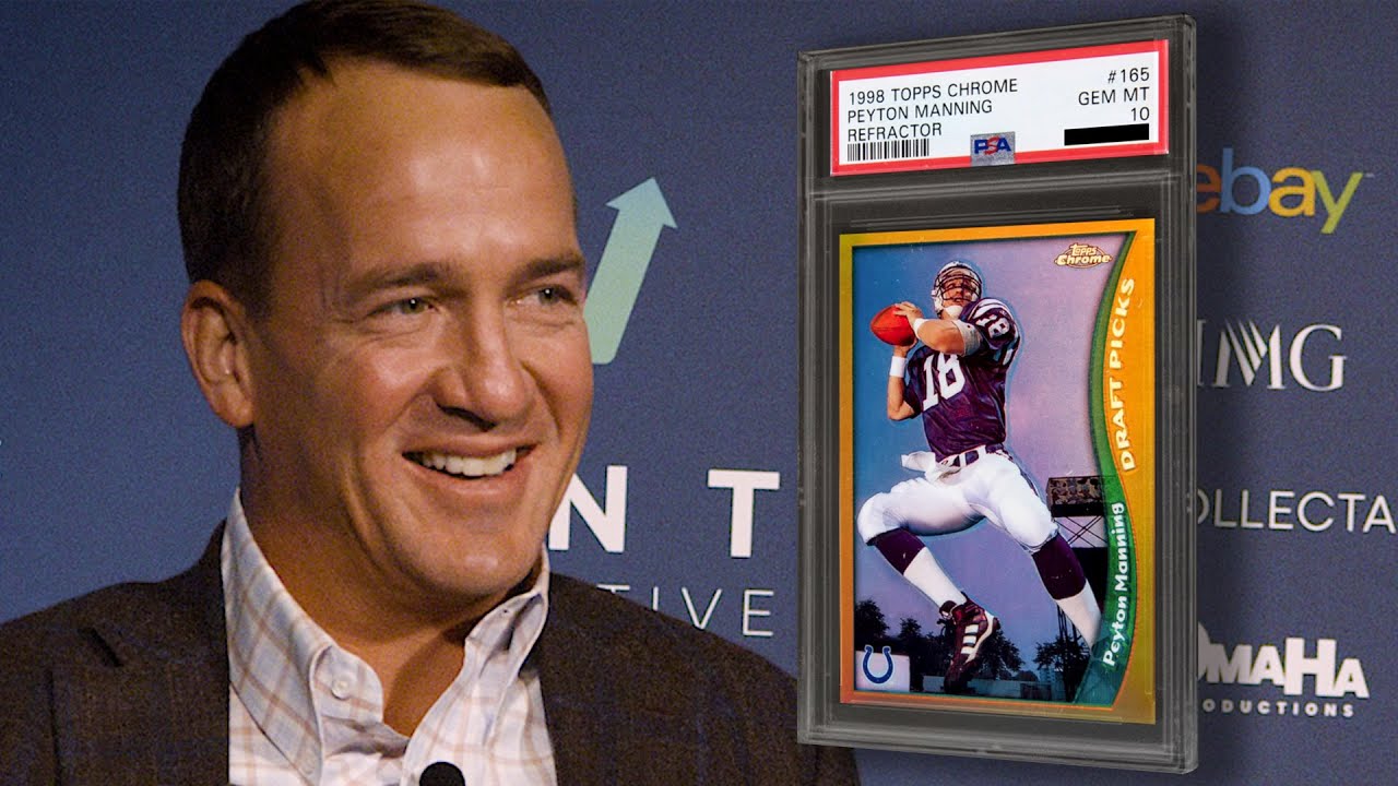 Peyton Manning regrets not collecting his own Rookie Cards