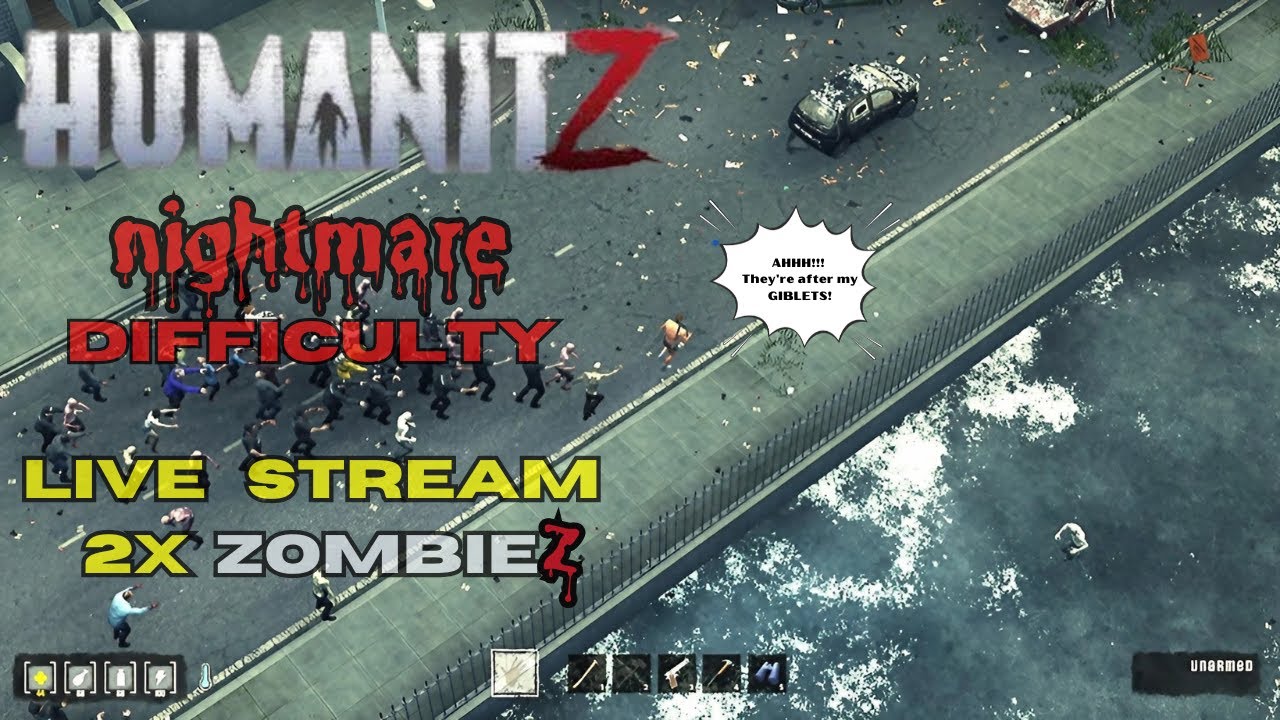 🔥Humanitz Live Stream: Nightmare Difficulty 2X the Zombies!