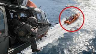 U.S. Navy Helicopter Takes Down Cartel Boat — 2 Tons of Cocaine Seized