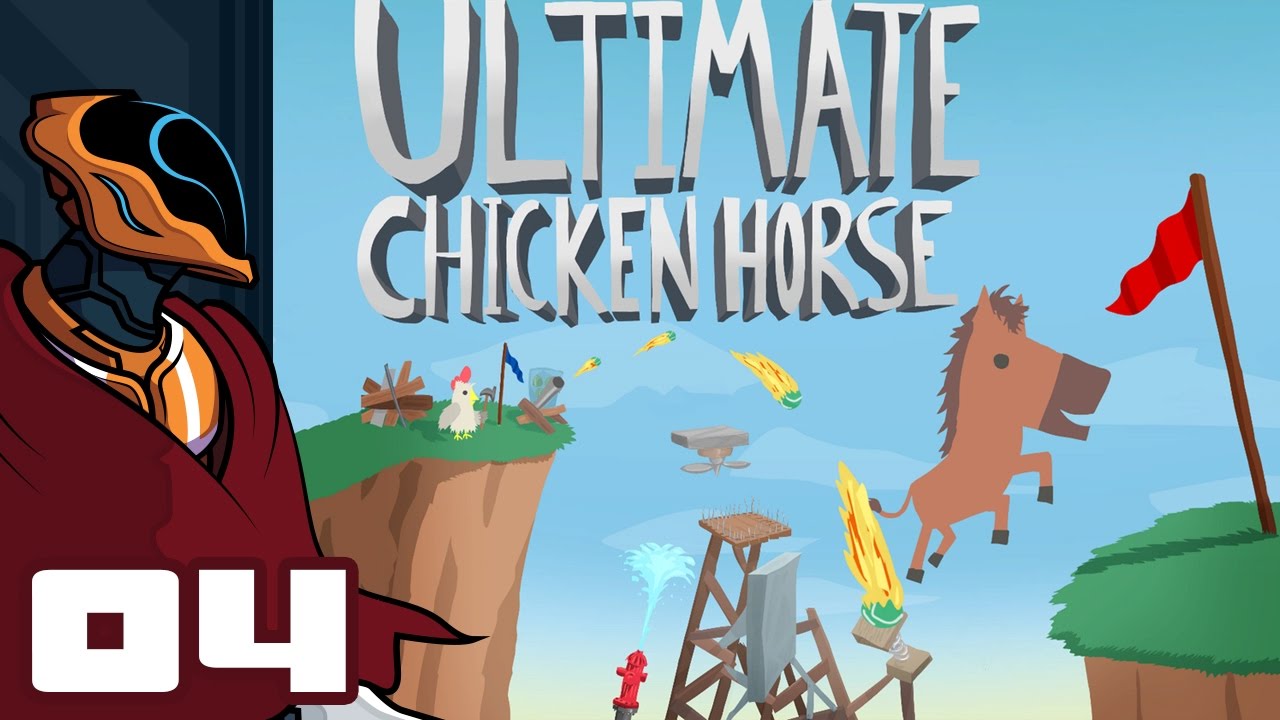 Let's Play Ultimate Chicken Horse - Multiplayer Gameplay Part 4 - No Winners! No Points!
