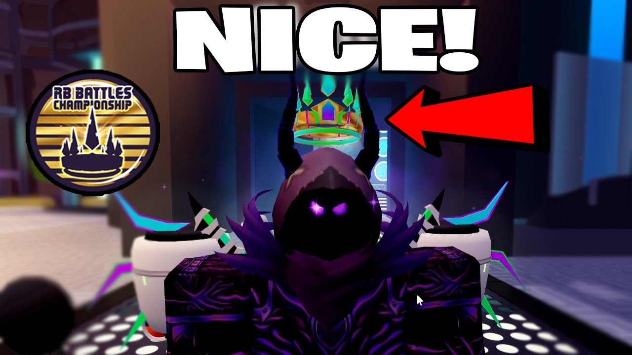RB Battles POV Of Having Golden Crown of Courage! (Roblox)
