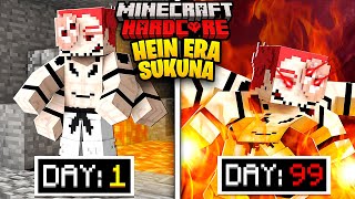 I Played Minecraft Jujutsu Kaisen As Heian Era Sukuna For 100 DAYS… This Is What Happened