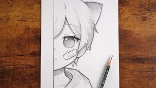 How to Draw a Cute Anime Cat Boy (Easy Pencil Sketch) How to Draw a Cute Anime Cat Boy (Easy Pencil Sketch)