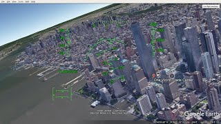 Flying over the One World Trade Center in Google Flight Simulator on SR22 Airplane screenshot 3