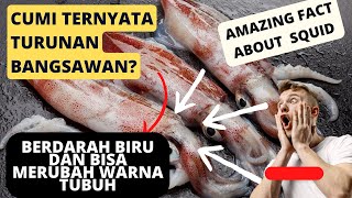 Tahukah Kamu, Bahwa Cumi Cumi ternyata Berdarah Biru dan Bisa Merubah Warna Tubuhnya, Ini Faktanya!!