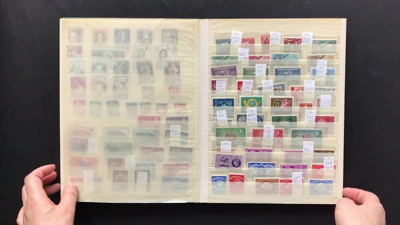 切手コレクションの紹介（郵趣）39th Lot. 1762 45726 - YouTube
