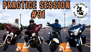 Celebrity Practice Session #91 - Advanced Slow Speed Motorcycle Riding Skills Profile