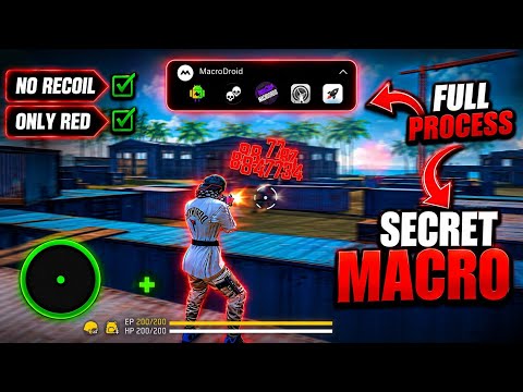 Free Fire New Android Macro📱Tutorial  | Macro Droid Headshot Macro 📂