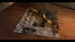 PAPER BURNING EFFECT 3DSMAX+FUMEFX