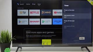 SHARP Android TV – How to Set Auto On/Off Timer
