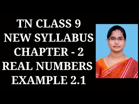 9th Maths Ch-2 Real Numbers | Example 2.1 | Samacheer One plus One channel