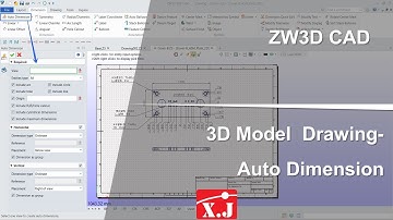 ZW3D คู่มือ สอนการใช้งาน Drawing - Auto Dimension