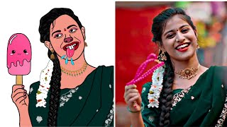 Ranu Bombai Ki Ranu Full Song 😂 Funny Drawing Meme _ Ramu Rathod _ Likhitha _ Kalyan Keys