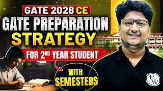 GATE 2028 Preparation | Civil Engineering | Semester Wise Study Plan for 2nd Year Students