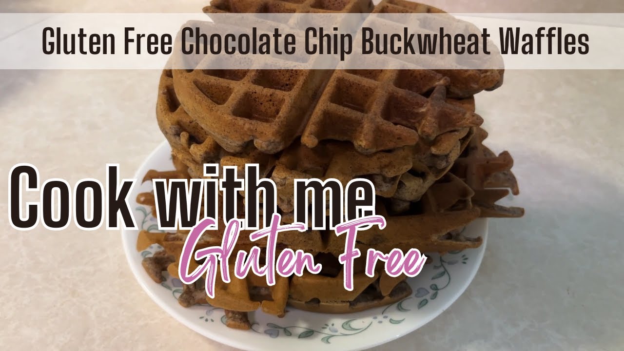 GLUTEN FREE RECIPE Chocolate Chip Belgian Waffles Cook With Me