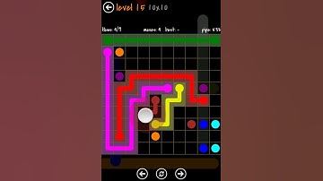 Flow Free 10X10 Jumbo Pack walkthrough level 15