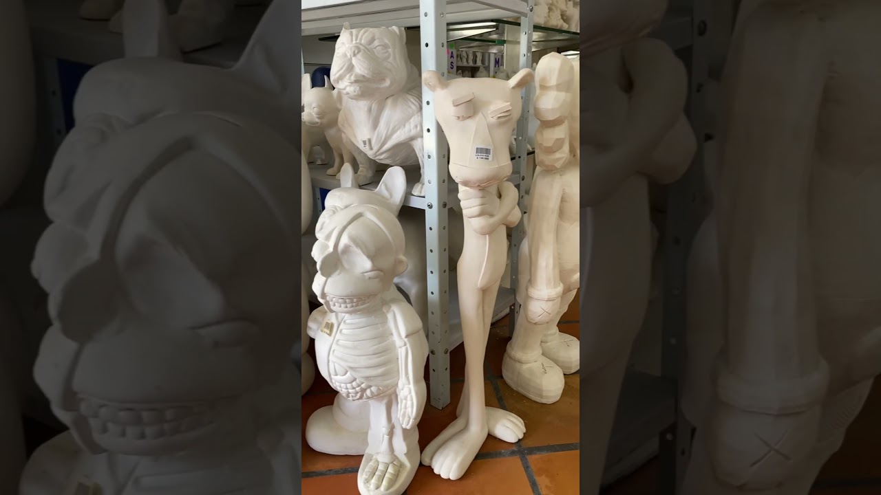 Figuras en yeso y cerámica ideales para decorar espacios.Ventas al por mayor y de tal#arte #ceramica