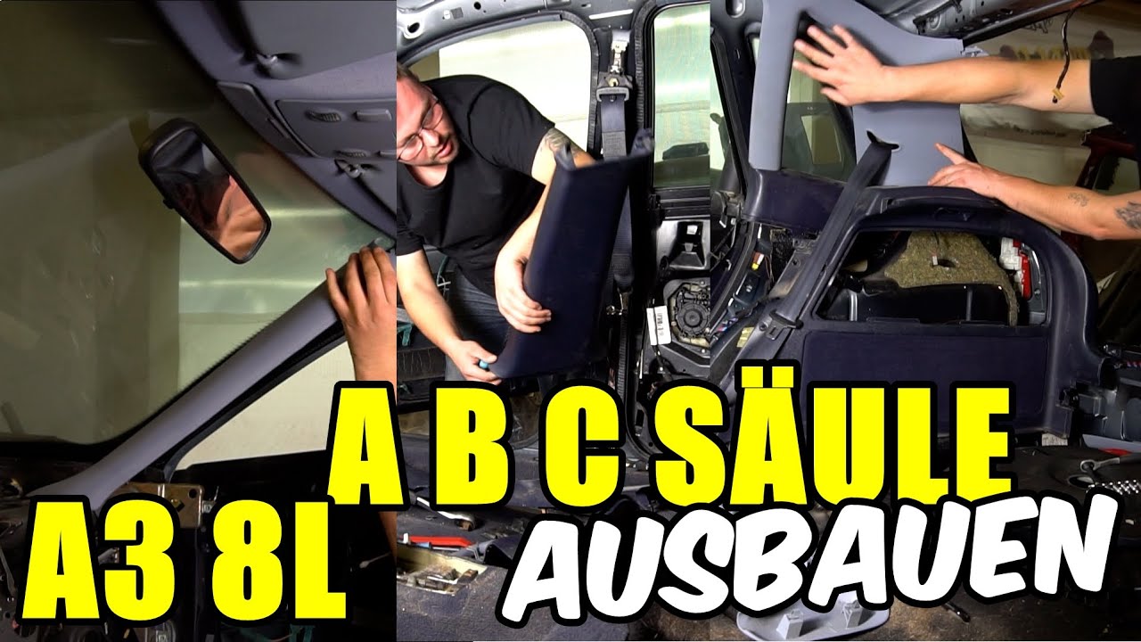 B-Säulen Schutz Für Audi A3 8P 2003-2013 - Abdeckung Gegen Kratzer