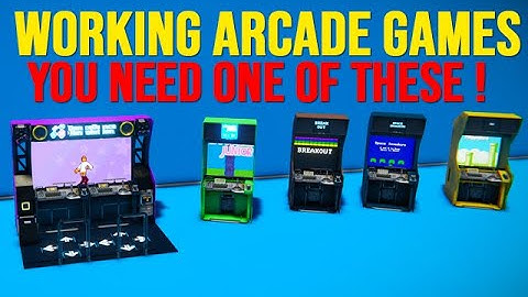 Real Arcade Games In Space Engineers That Work !!!