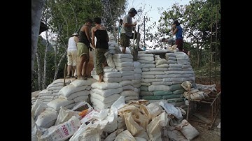 Natural Building Workshop of an Earthbag Dome for Meditation
