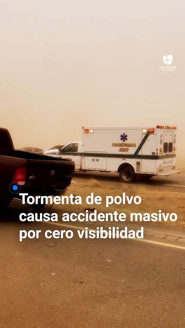 Varios vehículos chocan en el sur de Nuevo México por tormenta de polvo