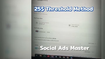 Phương pháp ngưỡng 25$. Update 25$ Threshold Method. Paid Method 100% Working Any Country Secret BIN