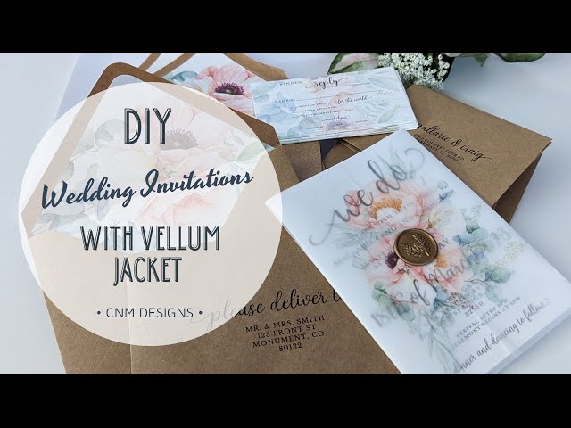 DIY Tutorial: Vellum Wedding Invitations - someday paper co