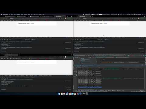 WebSocket STOMP - Java Spring backend & JS client - Demo 2